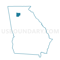 Cherokee County in Georgia